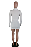 Sexy Long Sleeve Deep V Neck Mid Waist Midi Dress ABL6620
