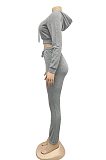 Casual Sporty Long Sleeve Hoodie Long Pants Sets XZ3729