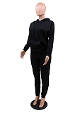 Casual Sporty Long Sleeve Hoodie Thickened Sweater Undercoat Long Pants Sets CCY8814