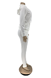 Sporty Long Sleeve Slant Pocket Hoodie Long Pants Sets DN8562