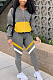 Casual Sporty Long Sleeve Spliced Hoodie Long Pants Sets KSN8059