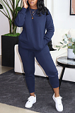 Casual Simplee Long Sleeve Round Neck Long Pants Sets MTY67777