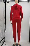 Casual Sporty Cotton Blend Long Sleeve Hoodie Sweat Pants Sets MTY6352