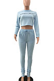 Casual Simplee Long Sleeve High Neck Ruffle Long Pants Sets ALS1011