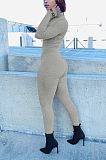 Casual Simplee Long Sleeve Round Neck Bodycon Jumpsuit DR8067