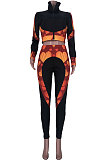 Fashion Casual Womenswear Positioning Printing Long Sleeve Sport Sets MDF5194