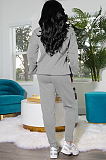 Casual Sporty Long Sleeve Hoodie Long Pants Sets HT6053