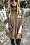 Casual Glamorous Simplee Long Sleeve High Neck Sweaters KF252