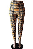 Casual Fashion Plaid Casual Long Pants WT9035
