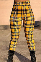 Casual Fashion Plaid Casual Long Pants WT9035