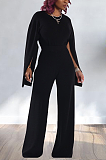 Casual Simplee Long Sleeve Round Neck Wide Leg Pants Sets HM5278