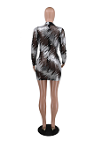 Night Out Sexy Sequins Mesh Long Sleeve Round Neck Mesh Mini Dress CCY8833