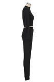 Casual Simplee Long Sleeve Round Neck Capris Pants Sets AL141