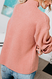 Autumn Winter Knits Casual Long Sleeve Stand Collar Sweaters Q752