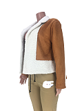 Casual Simplee Tweed Long Sleeve Lapel Neck Coats MDF5195