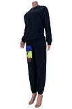 Casual Simplee Long Sleeve Hoodie Long Pants Sets MDF5196