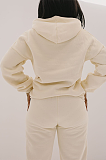 Casual Polyester Long Sleeve Spliced Slant Pocket Hoodie Long Pants Sets LML192