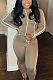 Casual Sporty Polyester Long Sleeve Spliced Hoodie Long Pants Sets JC7004