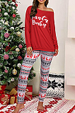 Casual Home Wear Long-sleeved Ladies Christmas Suit NS7924