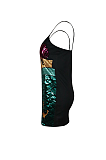 Night Out Mermaid sequins Sexy Sleeveless Mid Waist Slip Midi Dress QQM4166