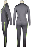 Sports Casual Long Sleeve Pantsuit QQM4174