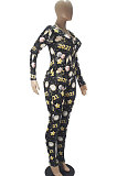 Womenswear New Year Pattern Printing At Home Fart Fart Trousers Jumpsuits SDD9474