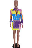 Casual Womenswear Positioning Printing Dress SXS6029