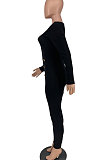 Pure Color Sexy Mid Waist Jumpsuits ZNN8006