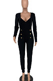 Pure Color Sexy Mid Waist Jumpsuits ZNN8006