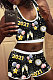 New Year Pattern Vest Shorts Sets Yoga Pants Sets SDD9476