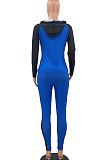 Fashion Womenswear Positioning English Long Sleeve Zipper Hooded Two-Piece SYY3501