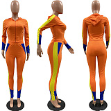Bodycon Colorblock Pants Set