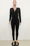 Fashion Casual Deep V Cultivate One's Morality Night Clud Jumpsuits K3026