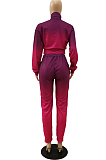 Autumn And Winter Sports Casual Suit With Color Pradient ALS3585