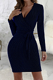 Sexy Fashion Hot V-Neck Dresses SMR9971