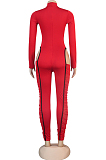 High Collar Joining Together Perspective Net Yarn Cultivate One's Morallity Jumpsuits K2068