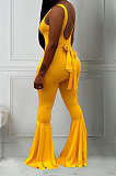 Womenswear Fashion Casual Straps Ioudspeaker Casual Jumpsuit D68296