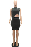 Spring And Summer Fashion Women's Short Skirt Two-Piece MR2077