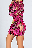 Lip Valentine's Day Printed Home Butt Pants Jumpsuit SDD9478
