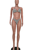 Euramerican Sandy Beach Sets Printing Sets Three Pieces Swimsuits Bikini F1620