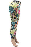 Colourful Trees Autumn Winter Printing Trendy Bottoming  Casual Long Pants AD1107