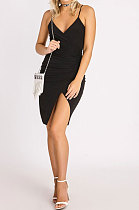 Black Gallus Cultivate One's Morality Sexy Spring Summer Womenswear  Mini Dress WMZ6233