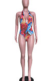 Multi Sexy Women Halter One Piece Swimsuits ORY5104