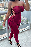 Trendy Casual Ruffle Sexy Bodycon Jumpsuits GLS8124