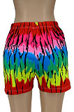 Rainbow Printing Pocket Casual Shorts LY004