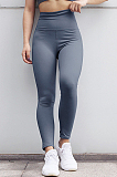 Peach Buttock Solid Color Breathable Spliced Stretch Sports Casual Pants TX001-1