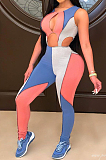 Fashion Casual Women Colorful Joining Together Hollow Out Jumpsuits MDF5210 