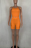 Gallus Vest Shorts Pure Color Sport Shorts Sets R6407