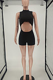 Fashion Women's Sleeveless Sexy Midriff-Baring Romper Jumpsuit NL6048