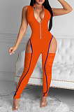 Buttocks Cultivate One's Morality Sports Fashion Fold Jumpsuits F8331